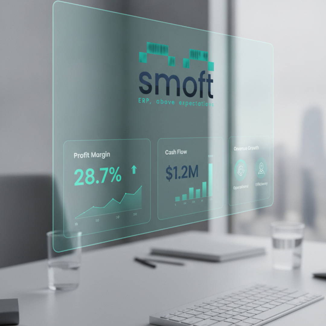 Tableau de bord d'entreprise avec un logiciel PME : indicateurs clés et IA en 2026