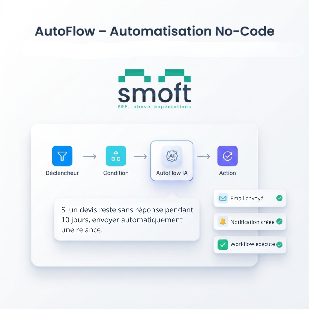 Automatisation des workflows ERP PME en no-code : l'agent AutoFlow en 2026