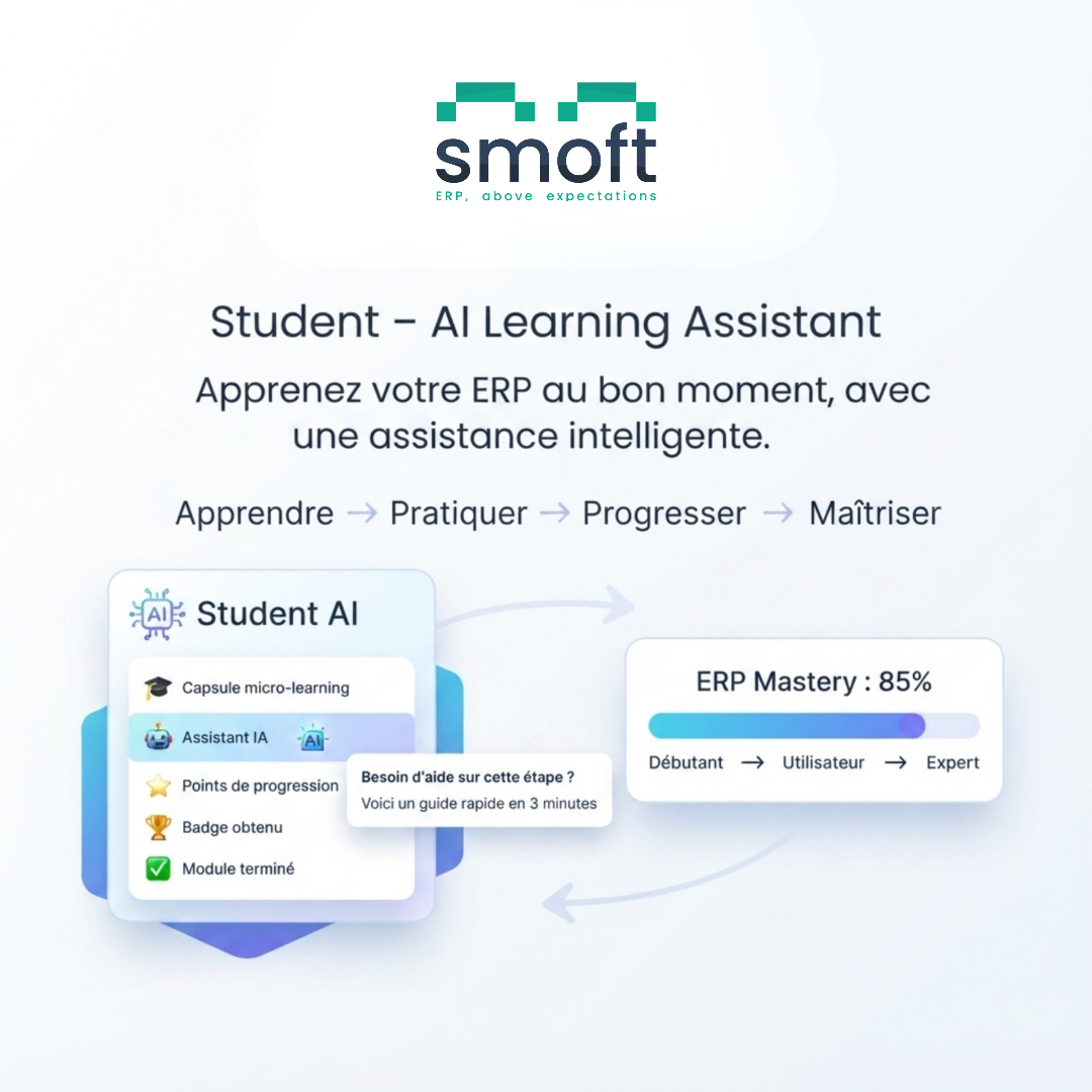 Formation ERP gamifiée et assistée par IA pour PME : l'agent Student en 2026