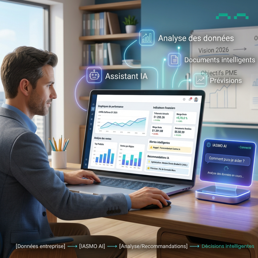 Intelligence artificielle dans la gestion d'entreprise PME en 2026 : ce que ça change vraiment
