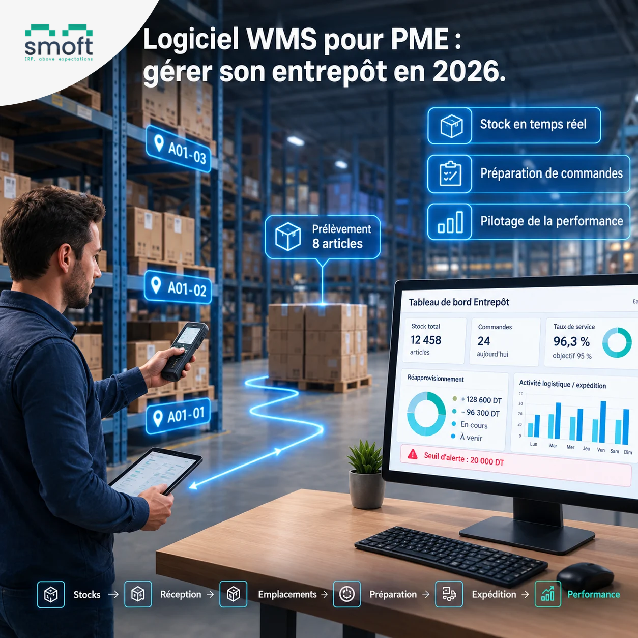 Logiciel WMS pour PME : gérer son entrepôt avec précision en 2026